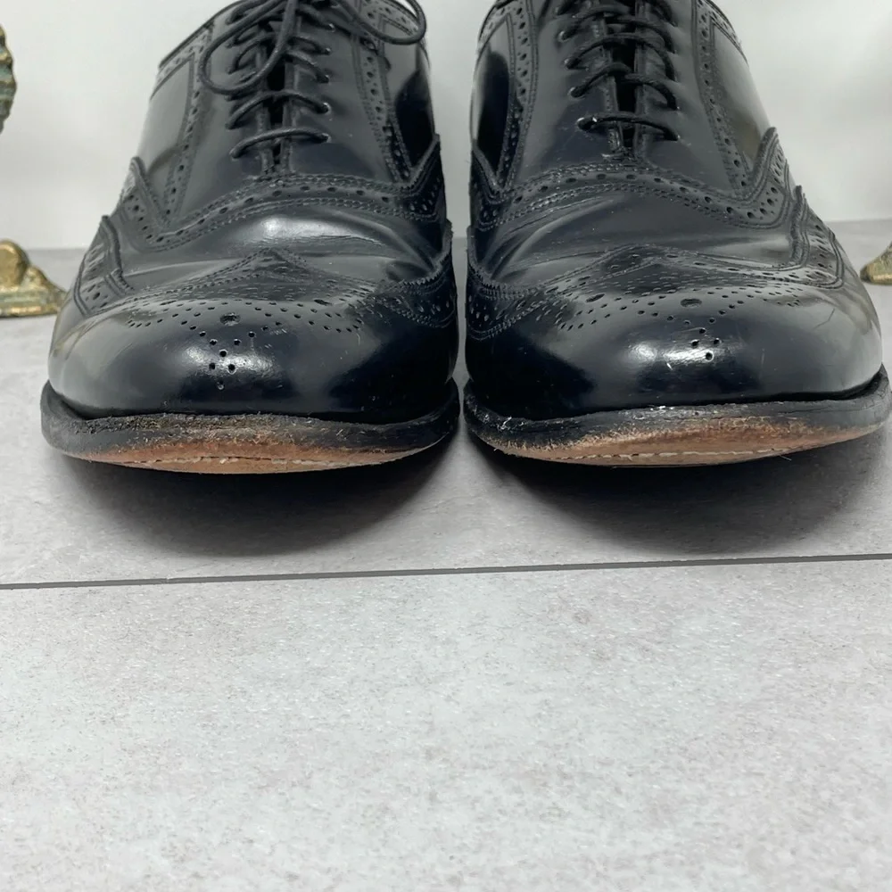 Florsheim Harvard Black Oxford Brogue Wingtip Dress Shoes Size 11D